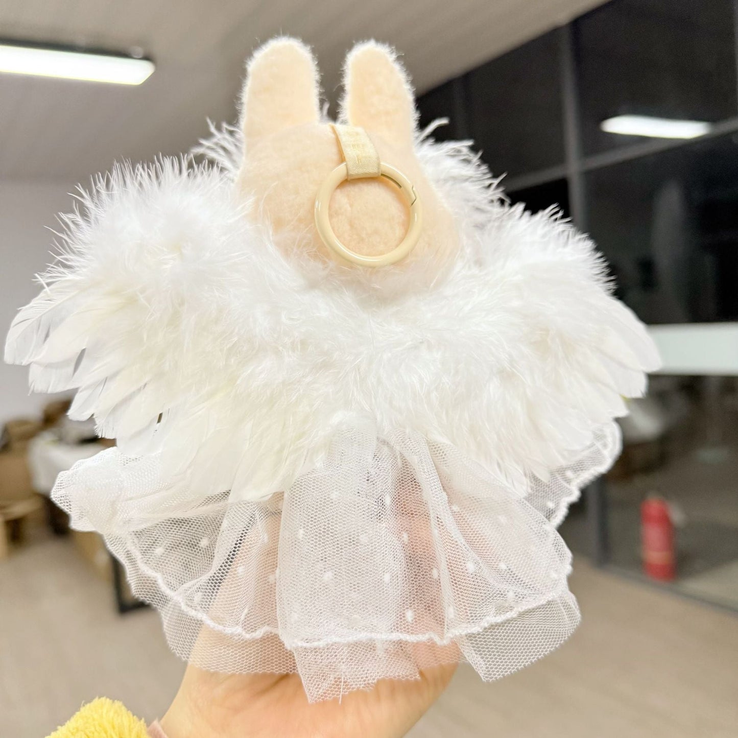 Disfraz de Angel para Labubu