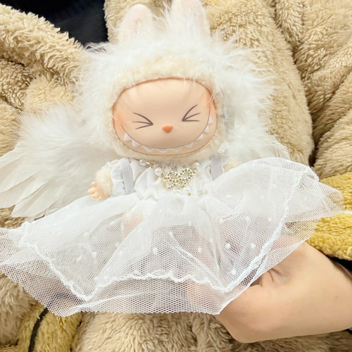 Disfraz de Angel para Labubu