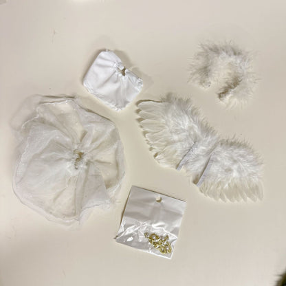 Disfraz de Angel para Labubu